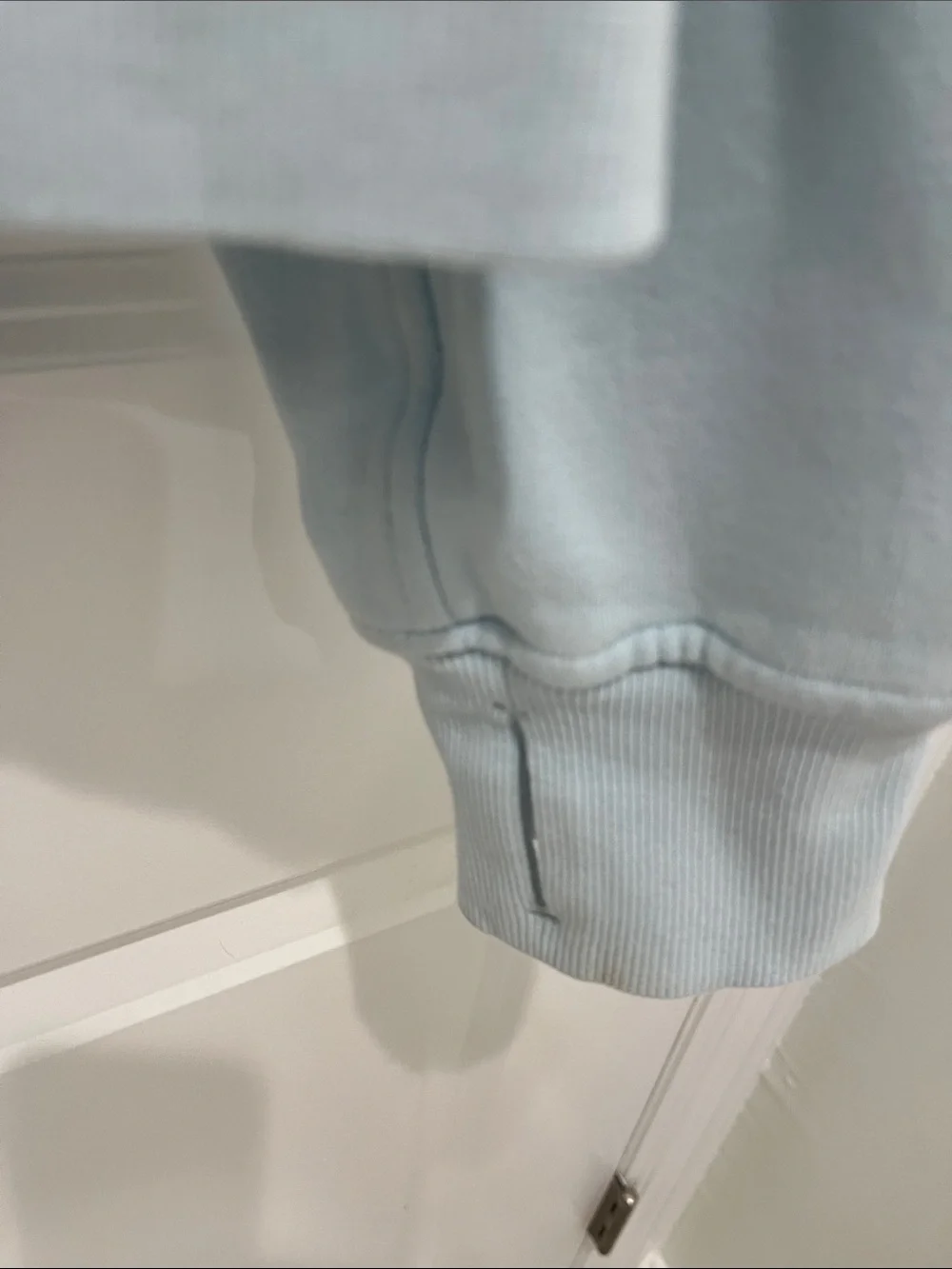lululemon athletica Pale Blue Full-Zip Hooded Sweatshirt